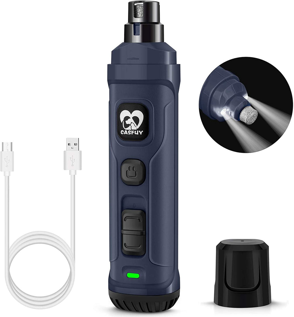 PawTrim Pro™ – 2-Speed LED Electric Pet Nail Grinder (Quiet & Safe).